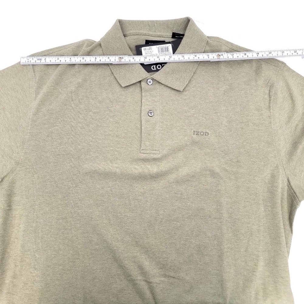 Izod NWT Deadstock 2012 Leaf Heather Green Polo Shirt Size XL - Picture 11 of 11